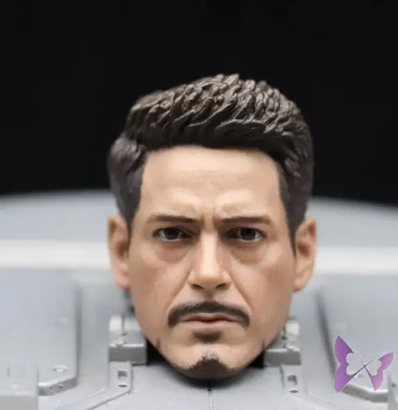 1/6 Scale US Soldier Head Sculpt - Sci-Fi Film Hero/Villain - Painted Head Model Kit for 12in Action Figures Toys