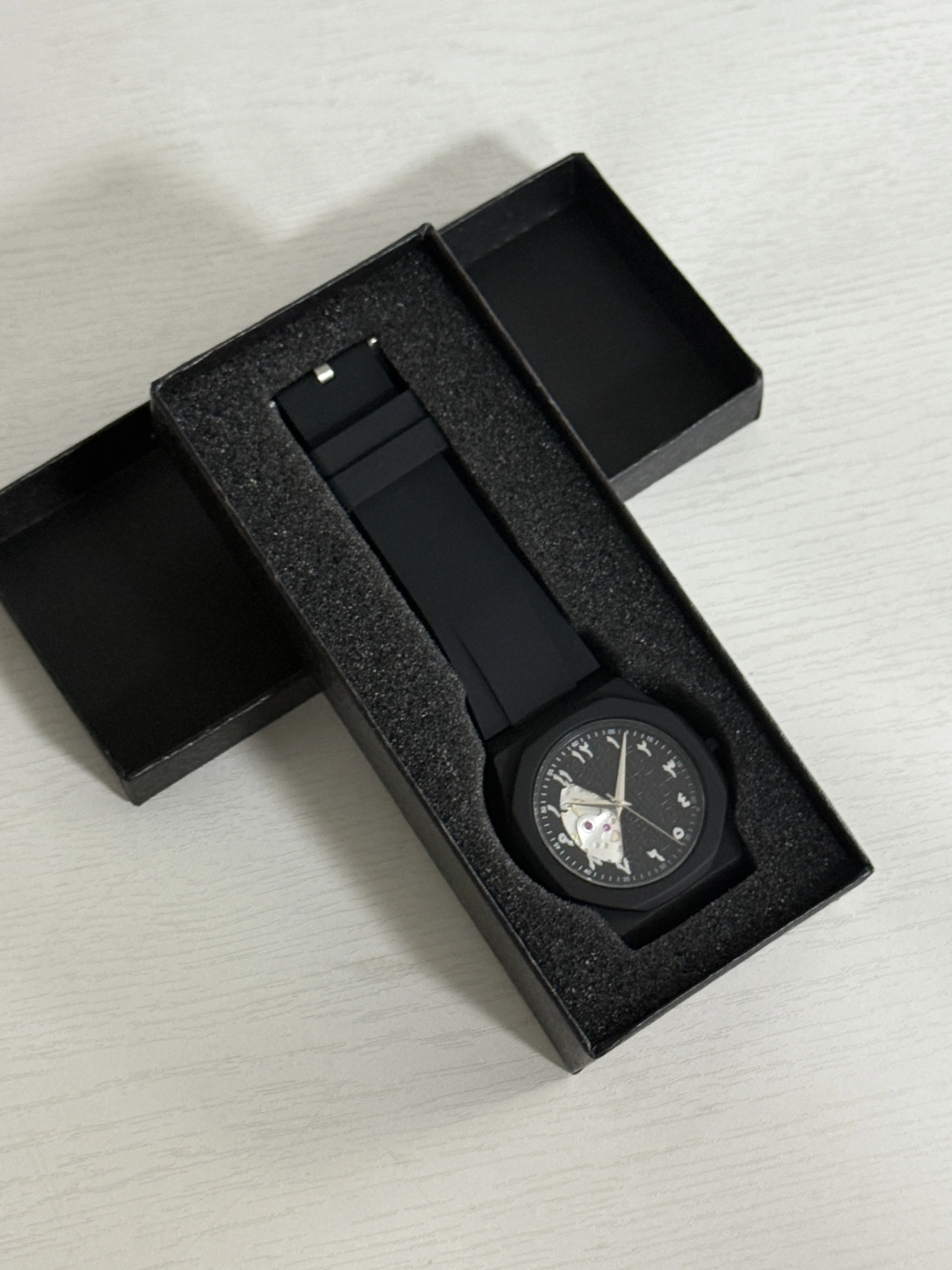 Men's Top Luxury Business Watches Arabic Numeral Waterproof Quartz Watches Men's Analog Mechanical Watches