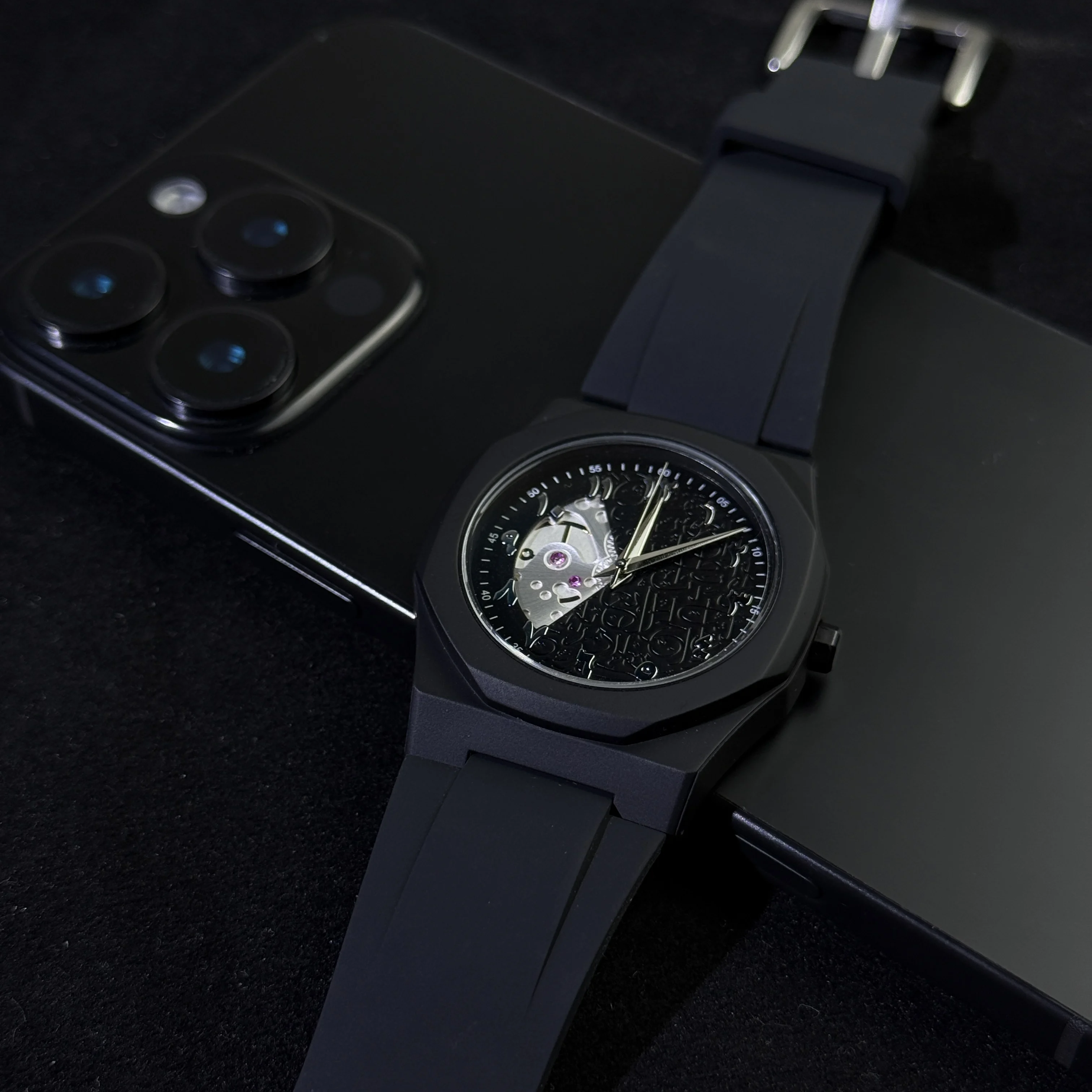 Men's Top Luxury Business Watches Arabic Numeral Waterproof Quartz Watches Men's Analog Mechanical Watches