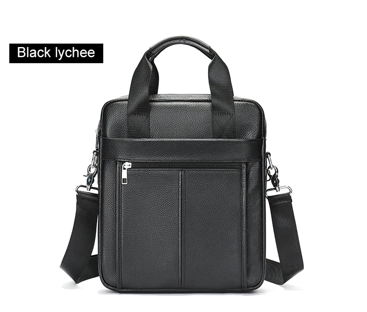 WESTAL Men's Shoulder Bags Genuine Leather Crossbody Messenger Bag For 13.3 Inch Laptop Briefcase Leather Man Handbags 8577