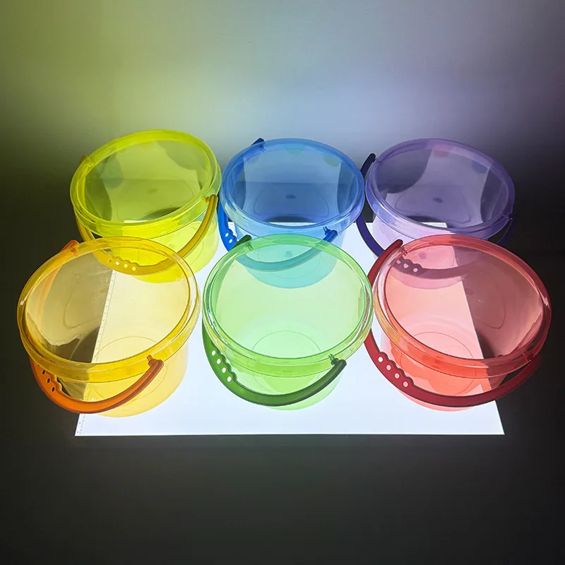 Sand Water Game Open-ended Montessori Toys Kids Transparent Rainbow Measuring Cup Bowl Funnel Clip Spoon Plate Magic Bottle Pipe
