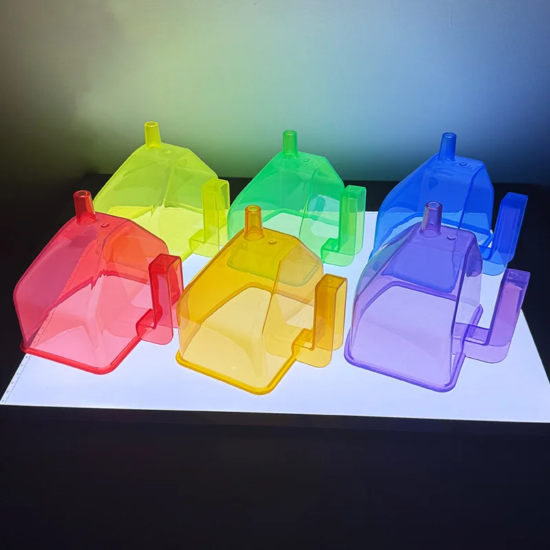 Sand Water Game Open-ended Montessori Toys Kids Transparent Rainbow Measuring Cup Bowl Funnel Clip Spoon Plate Magic Bottle Pipe