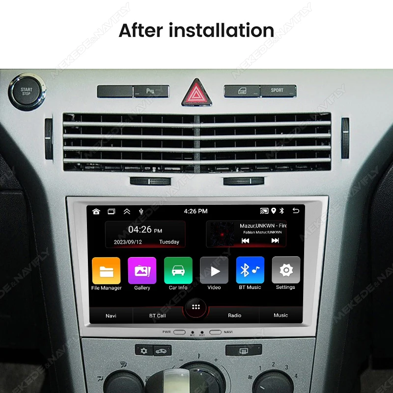 MEKEDE android 13 8inch Car radio GPS Carplay For Opel Astra H J 2004 Vectra Vauxhall Antara Zafira Corsa C D Vivaro Meriva Veda