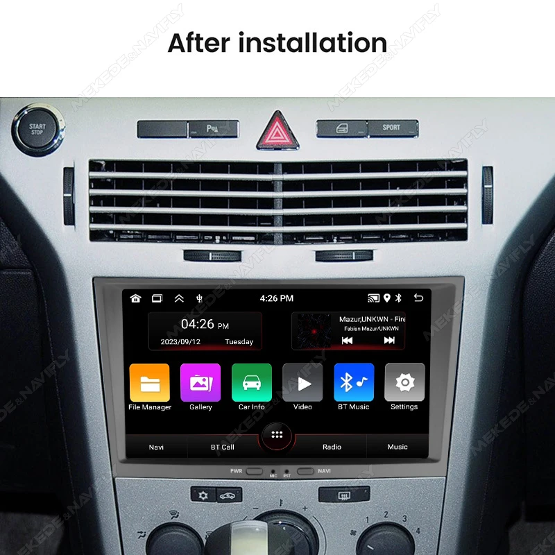 MEKEDE android 13 8inch Car radio GPS Carplay For Opel Astra H J 2004 Vectra Vauxhall Antara Zafira Corsa C D Vivaro Meriva Veda