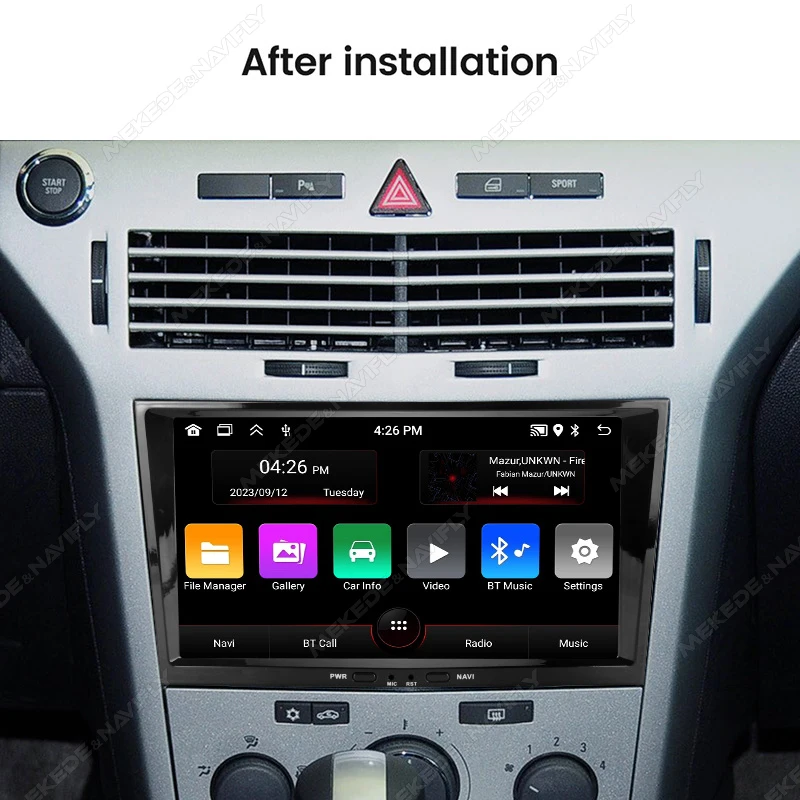 MEKEDE android 13 8inch Car radio GPS Carplay For Opel Astra H J 2004 Vectra Vauxhall Antara Zafira Corsa C D Vivaro Meriva Veda