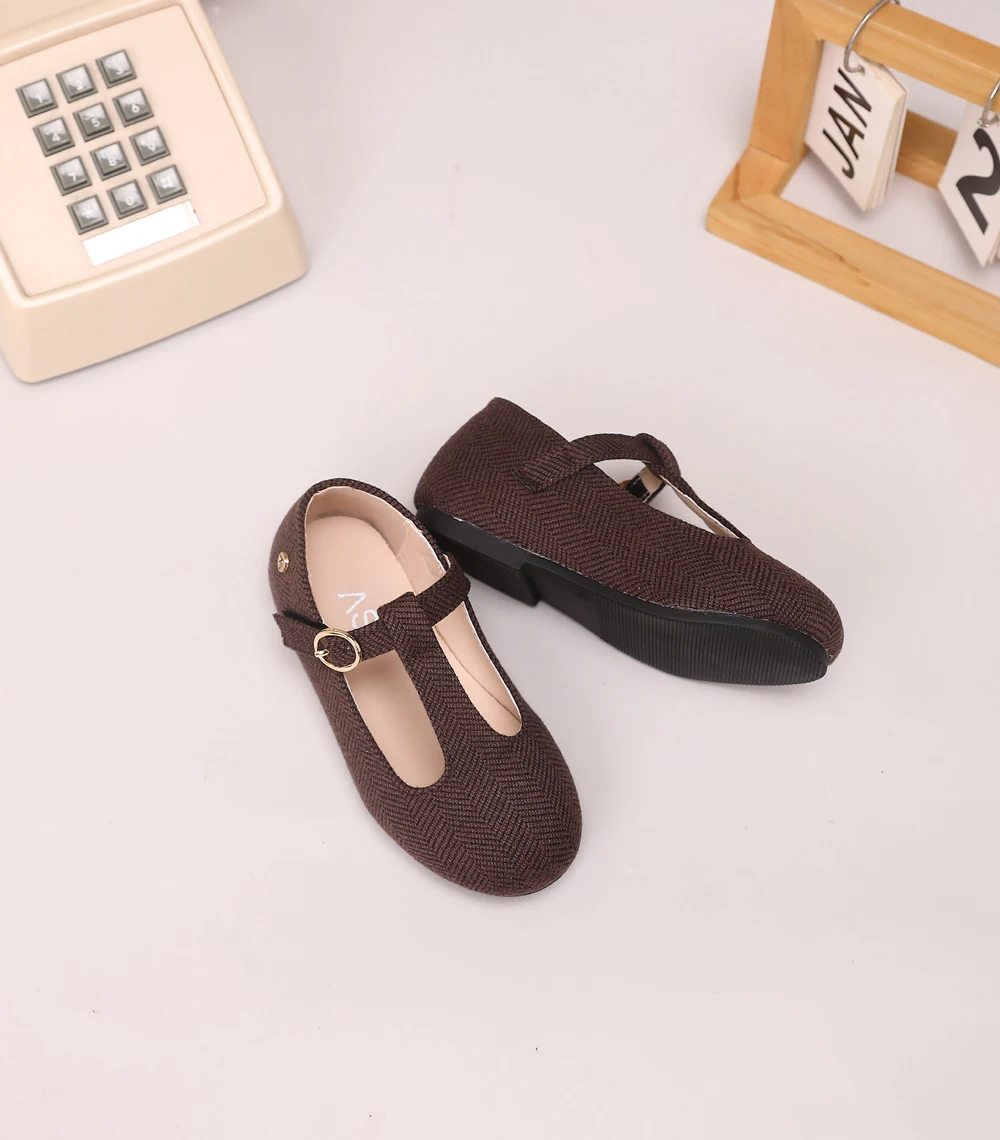 AS Kids Shoes Children Leather Shoes Baby Girls Warm Brand Loafers Toddler Slip On Princess Flats Boys Oxford Platform Mary Jane