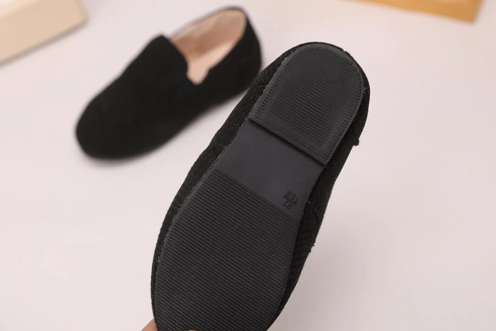 AS Kids Shoes Children Leather Shoes Baby Girls Warm Brand Loafers Toddler Slip On Princess Flats Boys Oxford Platform Mary Jane