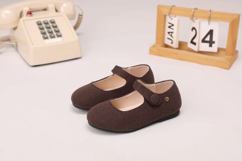 AS Kids Shoes Children Leather Shoes Baby Girls Warm Brand Loafers Toddler Slip On Princess Flats Boys Oxford Platform Mary Jane