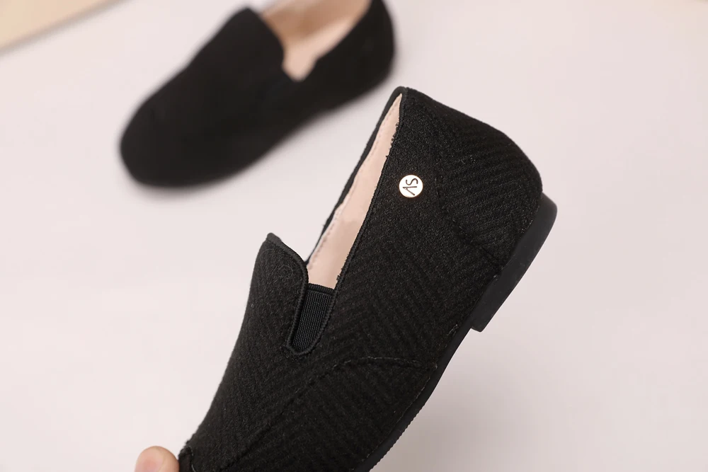AS Kids Shoes Children Leather Shoes Baby Girls Warm Brand Loafers Toddler Slip On Princess Flats Boys Oxford Platform Mary Jane