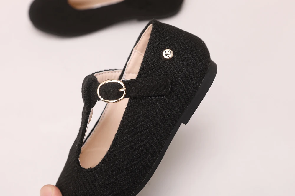AS Kids Shoes Children Leather Shoes Baby Girls Warm Brand Loafers Toddler Slip On Princess Flats Boys Oxford Platform Mary Jane