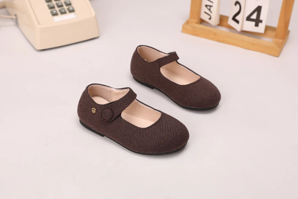 AS Kids Shoes Children Leather Shoes Baby Girls Warm Brand Loafers Toddler Slip On Princess Flats Boys Oxford Platform Mary Jane