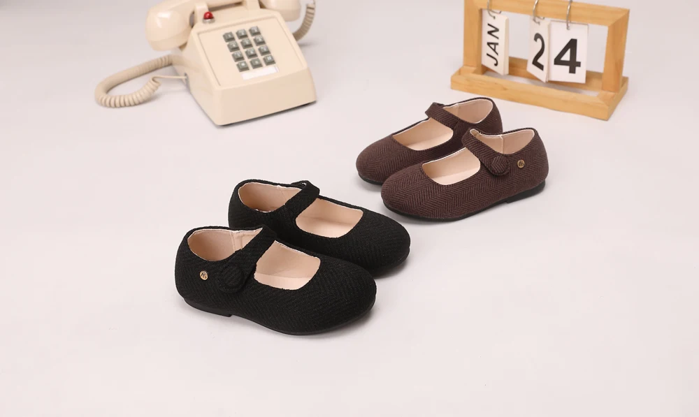 AS Kids Shoes Children Leather Shoes Baby Girls Warm Brand Loafers Toddler Slip On Princess Flats Boys Oxford Platform Mary Jane