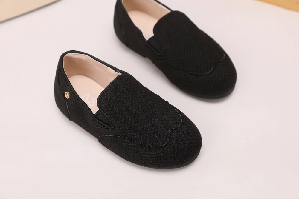AS Kids Shoes Children Leather Shoes Baby Girls Warm Brand Loafers Toddler Slip On Princess Flats Boys Oxford Platform Mary Jane