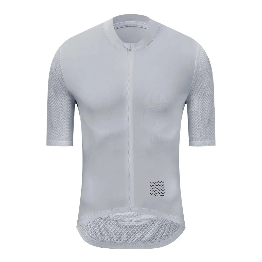 YKYWBIKE Men's Classic Cycling Jersey Summer Bicycle Pro Team Short Sleeve Shirt Cycling Maillot Road Bike Breathable Clothing
