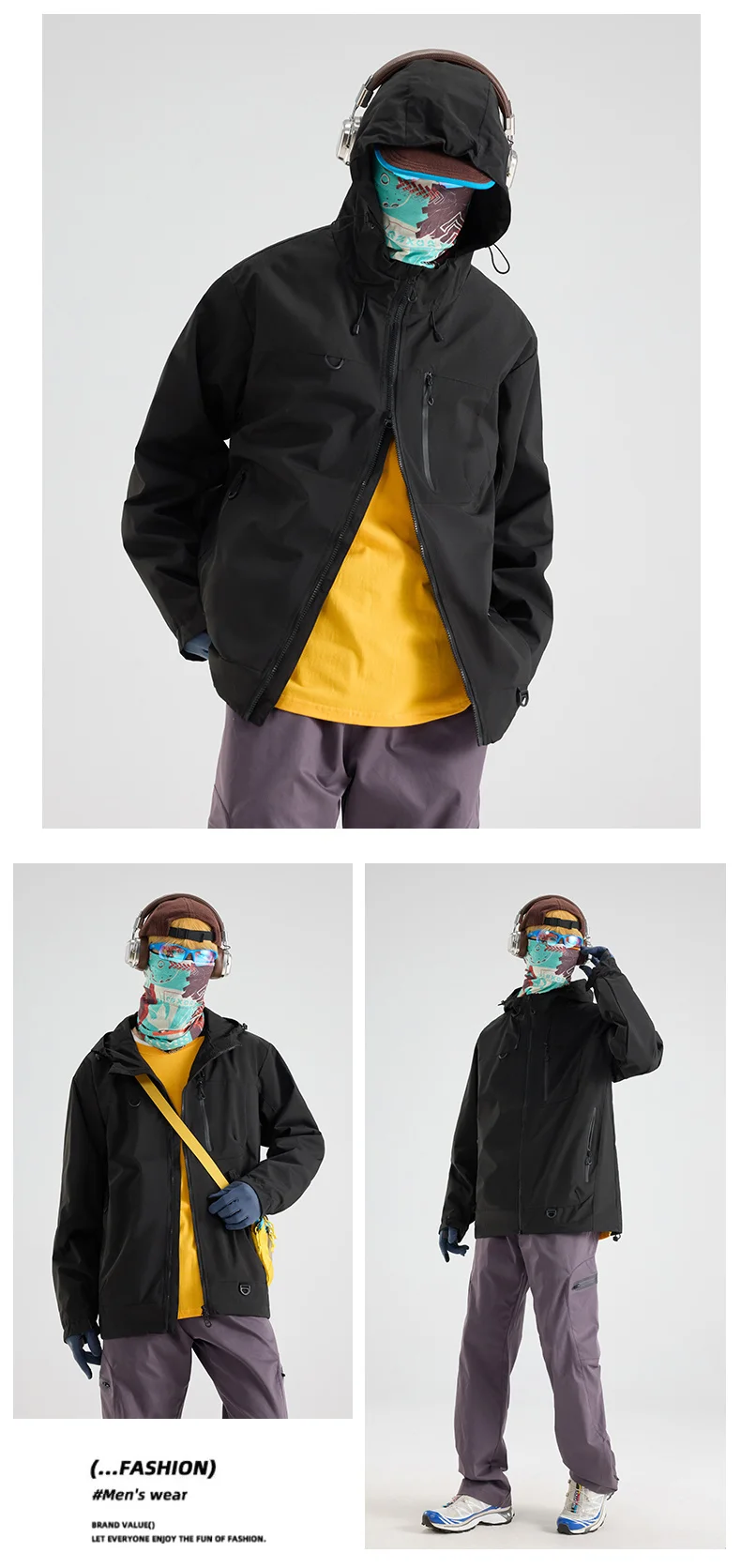 Autumn Sports Jacket Waterproof Windproof Jacket Men Women Outdoor Sports Hiking Running Mountaineering Hooded Casual Sport Coat