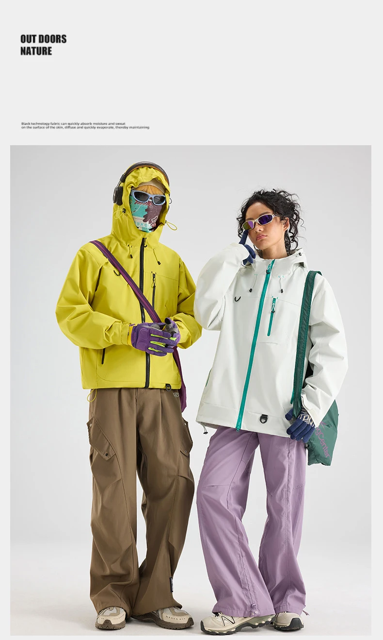Autumn Sports Jacket Waterproof Windproof Jacket Men Women Outdoor Sports Hiking Running Mountaineering Hooded Casual Sport Coat