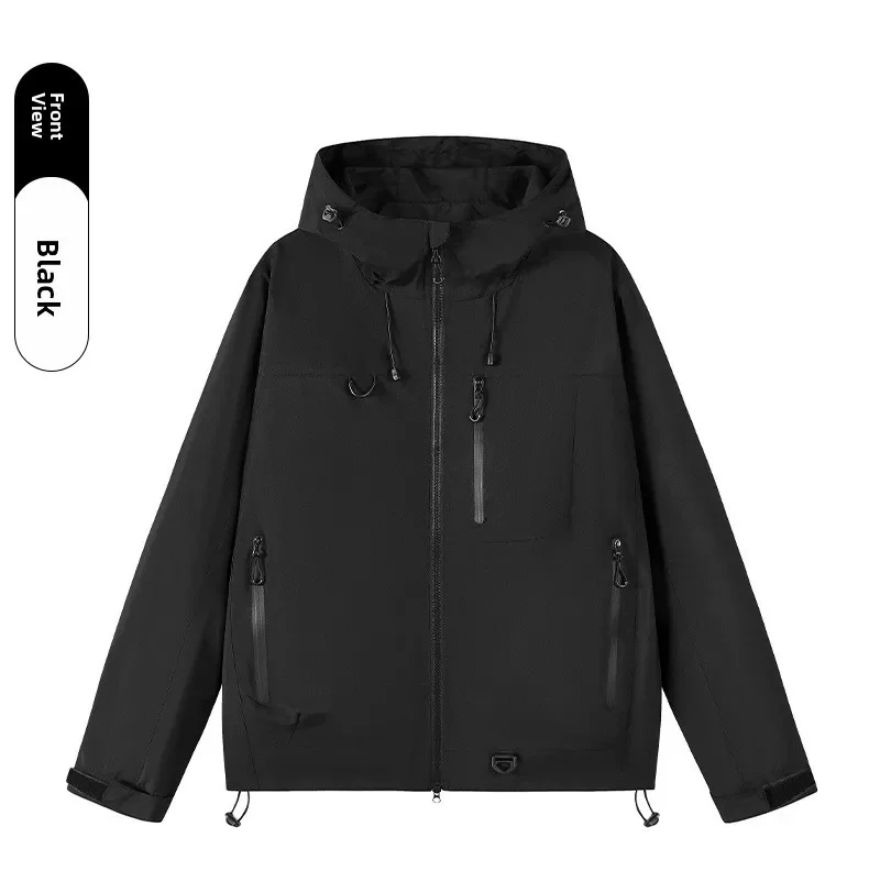 Unisex Waterproof Windbreaker Outdoor Sport Windproof Single-Layer Jacket Men Women Hiking Climbing Trekking Rain Coat