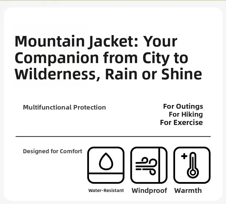 Unisex Waterproof Windbreaker Outdoor Sport Windproof Single-Layer Jacket Men Women Hiking Climbing Trekking Rain Coat