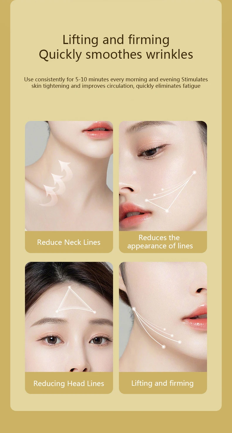 Face Neck Massager Household Lifting And Firming Facial Electric Introduction Lifting And Firming Beauty Massage Face Care Tools