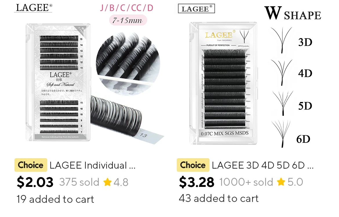 NAGARAKU 16Rows Classic Individual Eyelash Extension Lashes Matte Black Professional Soft Natural