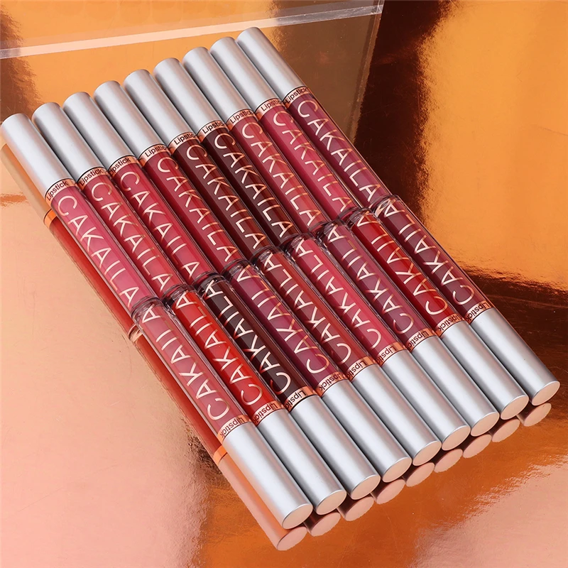 CAKAILA 18 Color Waterproof Matte Velvet Lip Glaze Lasting Silky Liquid Lipstick Not Easy To Fade Lip Gloss Makeup Sexy Lip Tint
