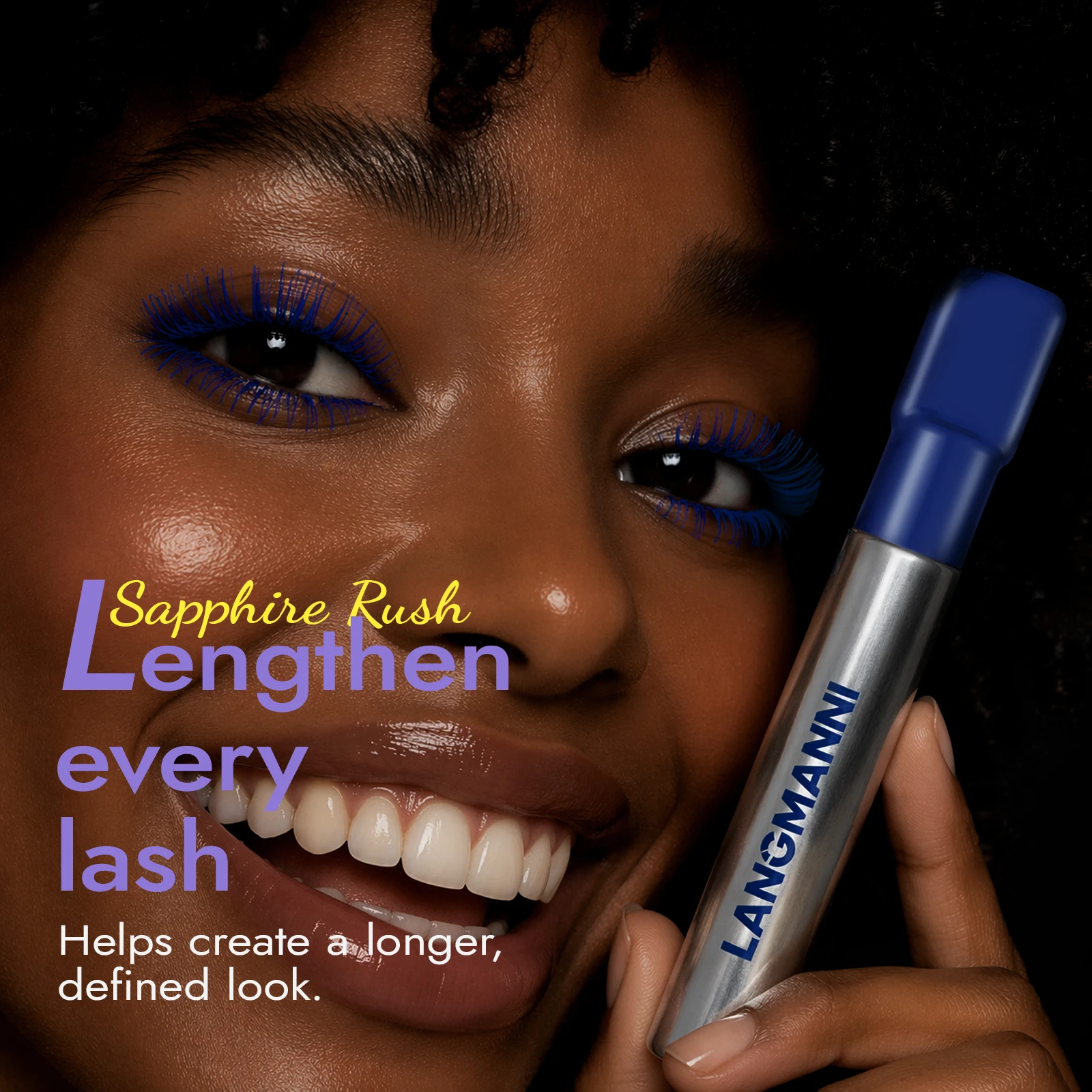 8 Colors Green Mascara Thick Curling Waterproof Natural Eyelashes Long Lasting Blue White Pink Black Eye Makeup Korean Cosmetics