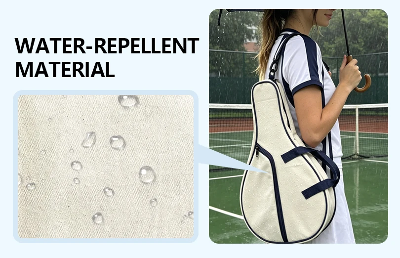 Jusenda Oxford Padel Paddle Bag Cover For Various Tennis Racket Soft Face Carbon Fiber EVA Racquet Unisex Tennis Shoulder Bags