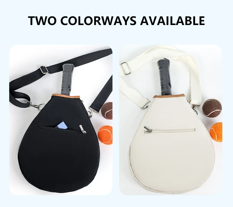 Jusenda Oxford Padel Paddle Bag Cover For Various Tennis Racket Soft Face Carbon Fiber EVA Racquet Unisex Tennis Shoulder Bags