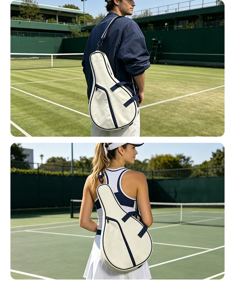 Jusenda Oxford Padel Paddle Bag Cover For Various Tennis Racket Soft Face Carbon Fiber EVA Racquet Unisex Tennis Shoulder Bags