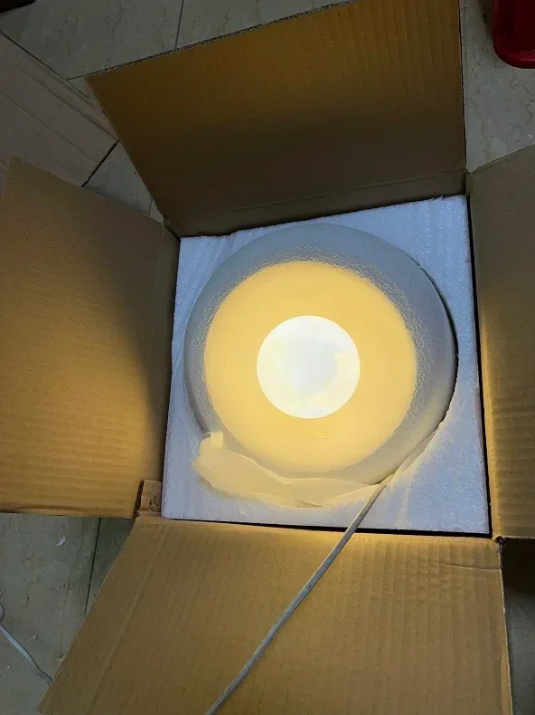 Japanese Wabi Sabi Style Circular Hallway Light Balcony LED Ceiling Cloakroom Entry Aisle Ceiling Chandelier Home Decor Lighting