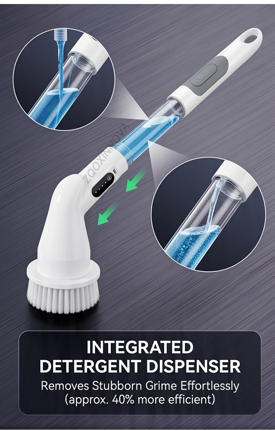 Household Cordless Spin Scrubber Kitchen Gadgets Hair Brushes Bathroom Broom Toilet Mops Electric Multipurpose Cleaning Brush