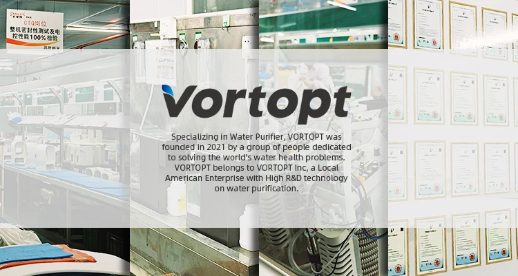 Vortopt Faucet Water Filter NSF Certified Tap Water Purifier T1 with 5 Replacement Cartridges 400 Gallon Kitchen Filtration Kit