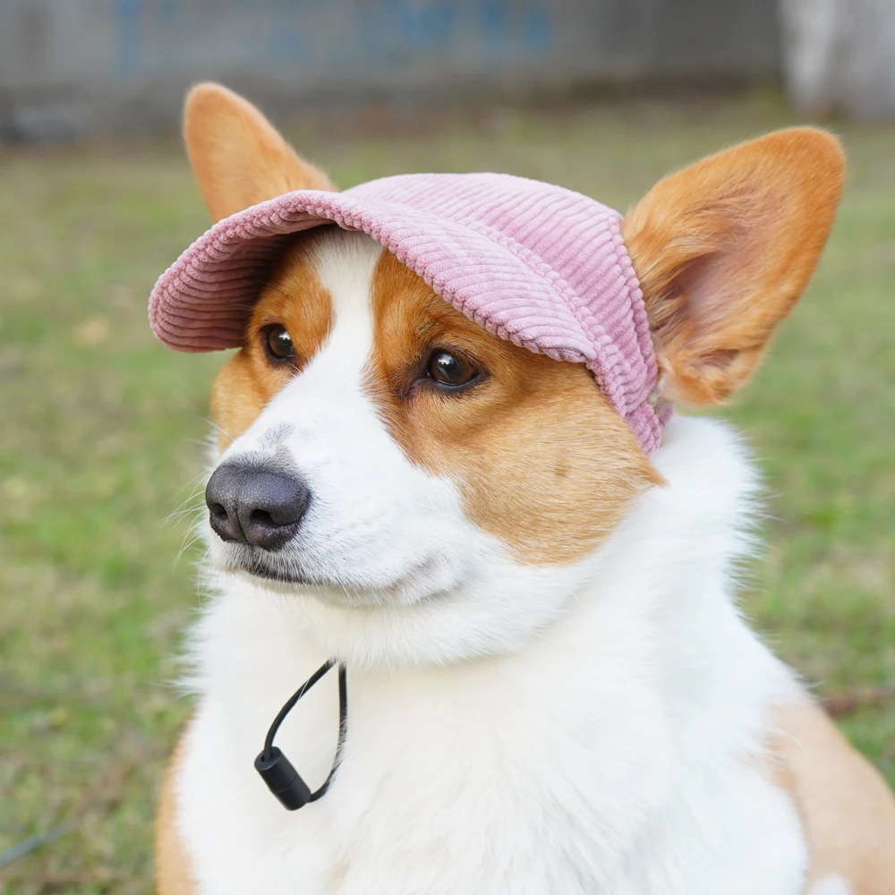 Fashionable Pet Dog Hat with Adjustable Sun Protection XS to XL Size for Small Medium Large Dogs Pet Outdoor Suppies Accessories