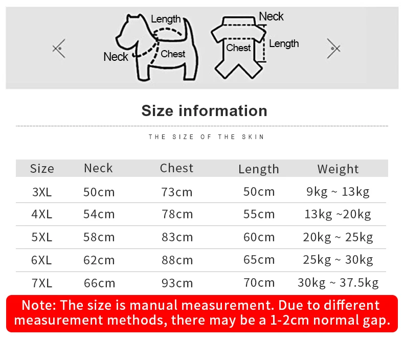 HOOPET 3XL-7XL Winter Thick Big Dog Clothes Lambs Wool Jacket for Medium Large Dogs Windproof Coat Pet Accessories