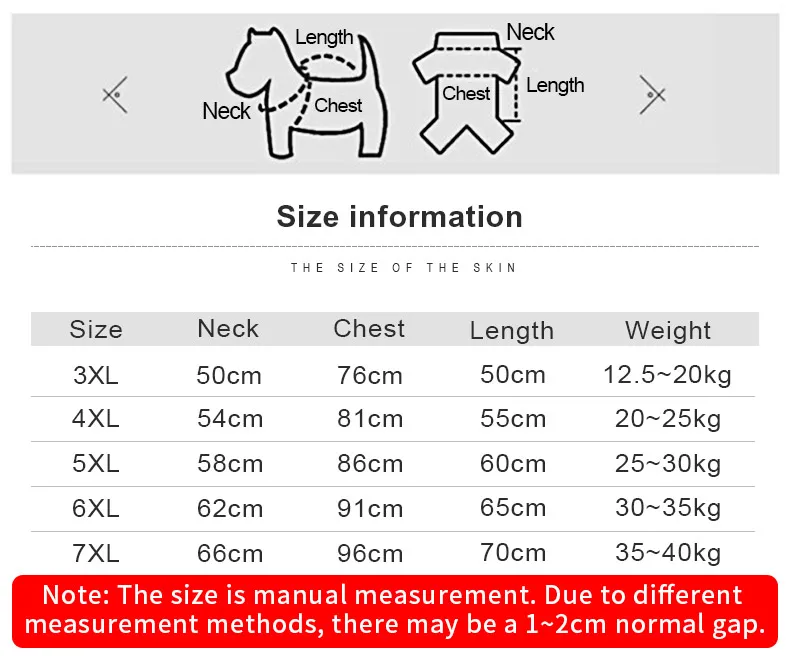 HOOPET 3XL-7XL Winter Thick Big Dog Clothes Lambs Wool Jacket for Medium Large Dogs Windproof Coat Pet Accessories