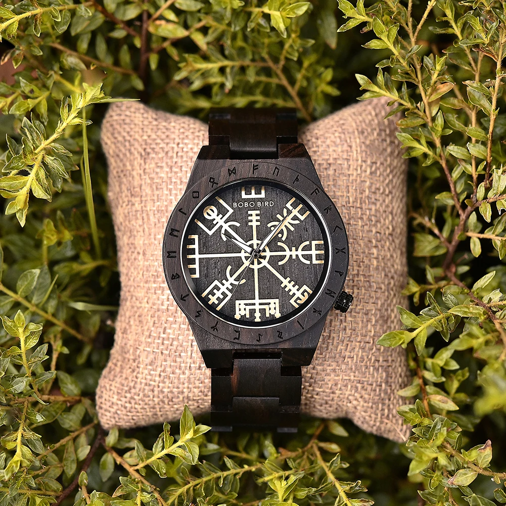 BOBO BIRD Original Wooden Men's Watches New Design Fashion Quartz Wristwatch Top Japanese Quartz Movement Cool Box Dropshipping