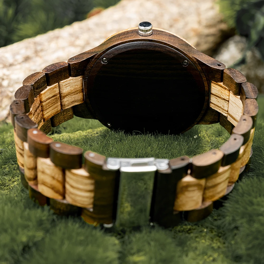 BOBO BIRD Original Wooden Men's Watches New Design Fashion Quartz Wristwatch Top Japanese Quartz Movement Cool Box Dropshipping