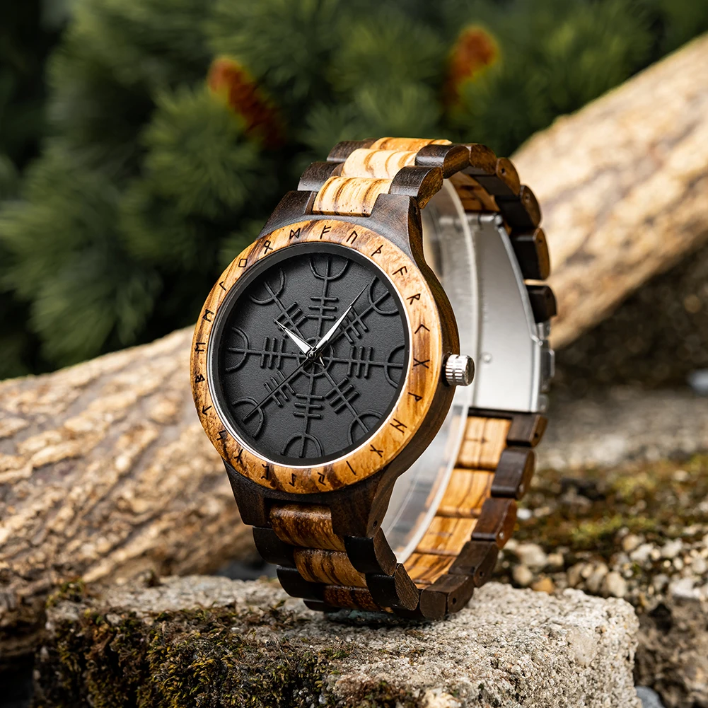 BOBO BIRD Original Wooden Men's Watches New Design Fashion Quartz Wristwatch Top Japanese Quartz Movement Cool Box Dropshipping