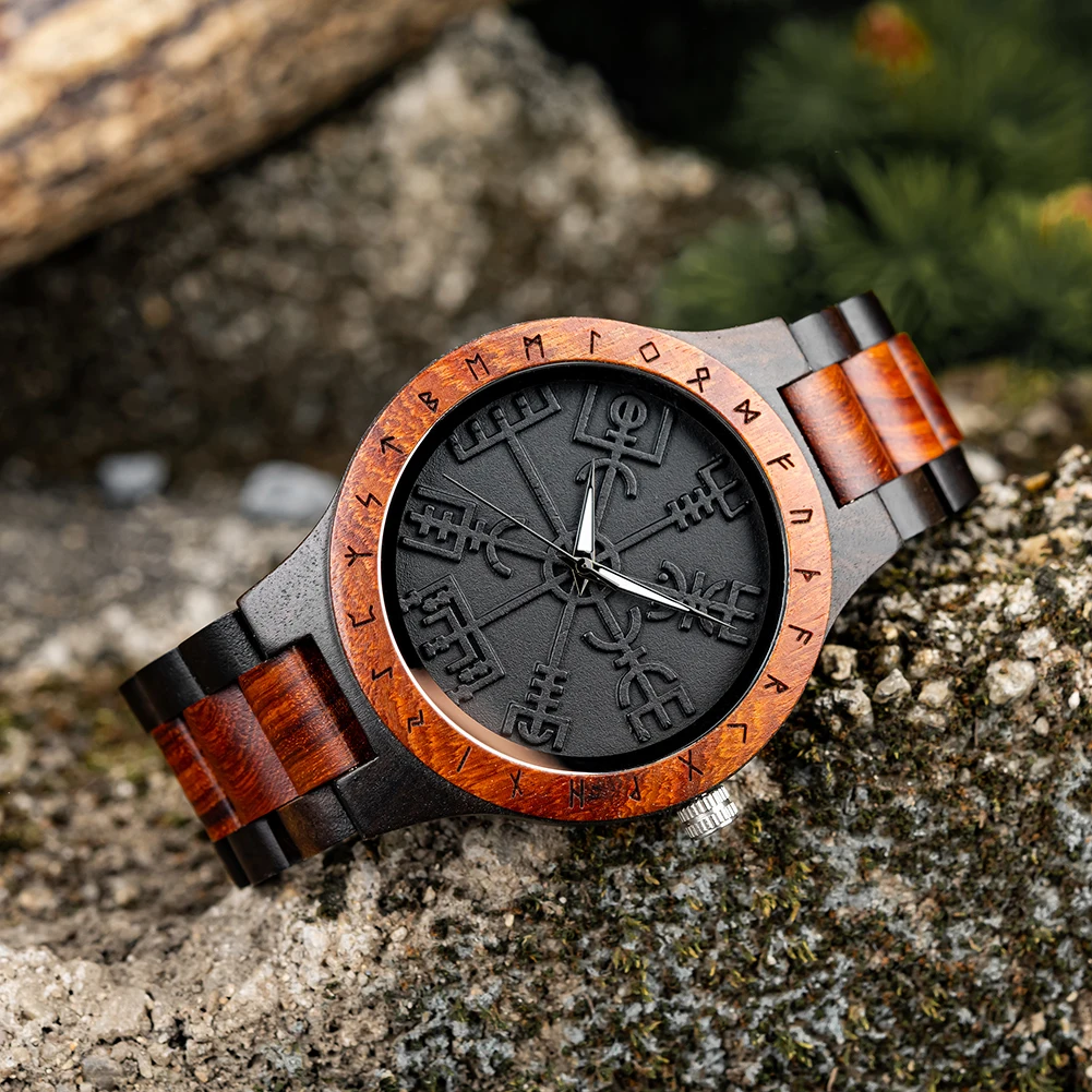 BOBO BIRD Original Wooden Men's Watches New Design Fashion Quartz Wristwatch Top Japanese Quartz Movement Cool Box Dropshipping