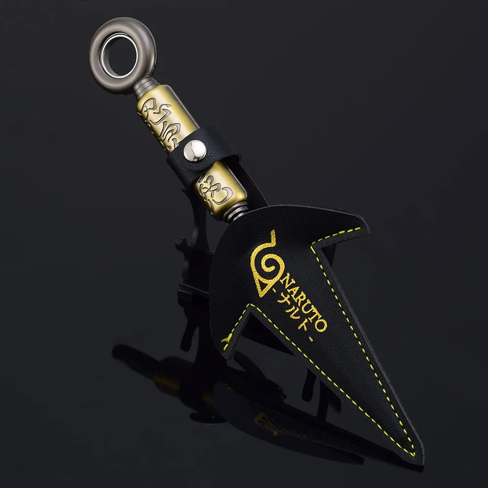 3 Styles Namikaze Minato Weapon 23cm/9.84inch Rotatable The Art of Flying Thunder God Kunai Metal Craft Model Turn Ninja Toys