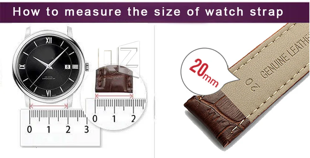 Genuine alligator leather Watch Strap 18mm 19mm 20mm 21mm 22mm 24mm watchband mens watch band crocodile skin bracelet belts