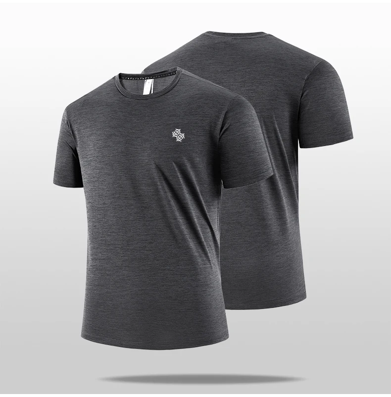 2pcs Quick Drying Men's Running T-shirt Fitness Sports T Shirt Gym Training Tees Breathable Jogging Casual Sportswear Unisex Top