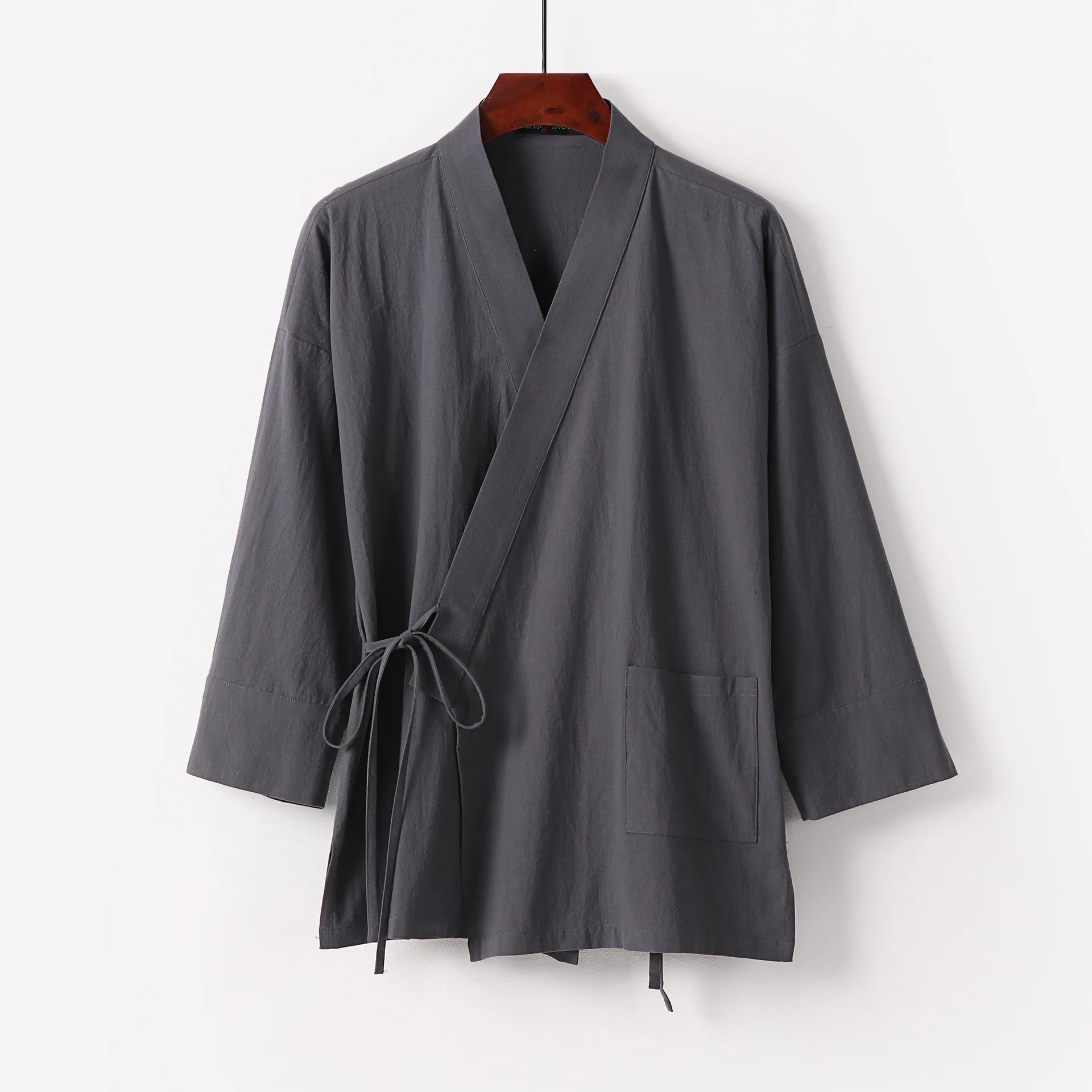 Large Size 3XL-9XL Japanese Kimono Cardigan Yukata Men Cotton Linen Jacket Open Front Casual Summer Shirt Coat Harajuku Outwear