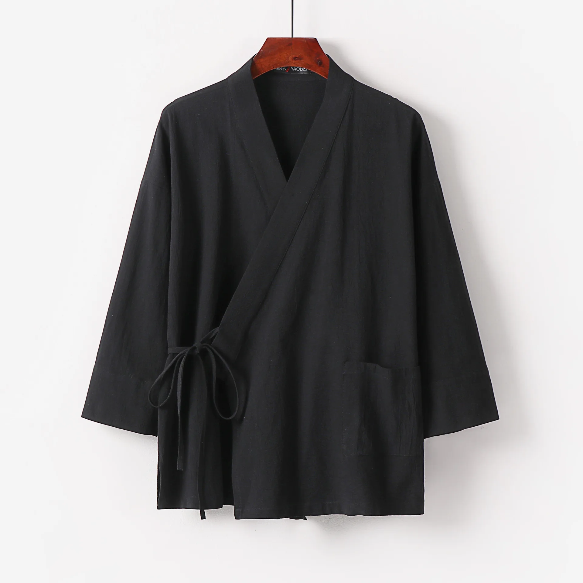 Large Size 3XL-9XL Japanese Kimono Cardigan Yukata Men Cotton Linen Jacket Open Front Casual Summer Shirt Coat Harajuku Outwear