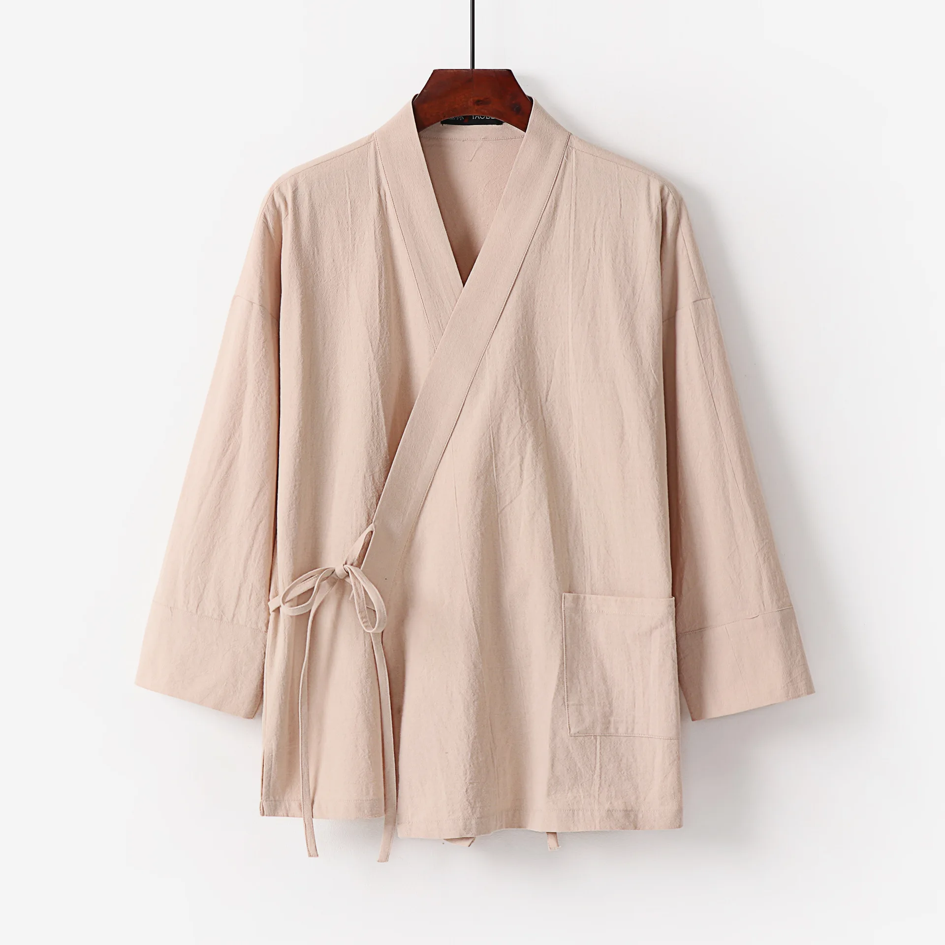 Large Size 3XL-9XL Japanese Kimono Cardigan Yukata Men Cotton Linen Jacket Open Front Casual Summer Shirt Coat Harajuku Outwear