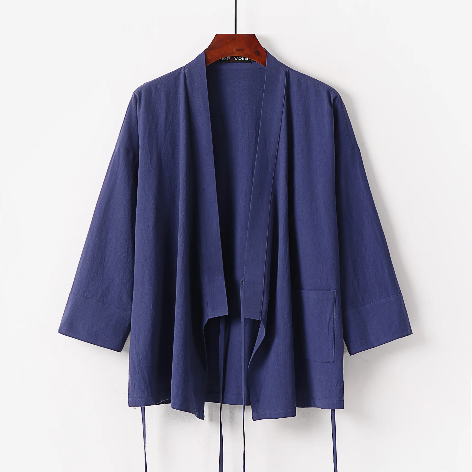 Large Size 3XL-9XL Japanese Kimono Cardigan Yukata Men Cotton Linen Jacket Open Front Casual Summer Shirt Coat Harajuku Outwear
