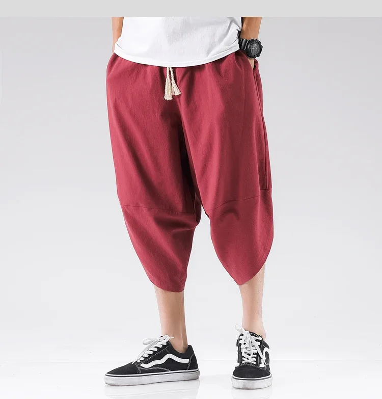 Streetwear Cross Pants Men’s Harajuku Casual Harem Pants Male Baggy High Quality Jogger Sweatpants Woman Large Size Summer 5XL