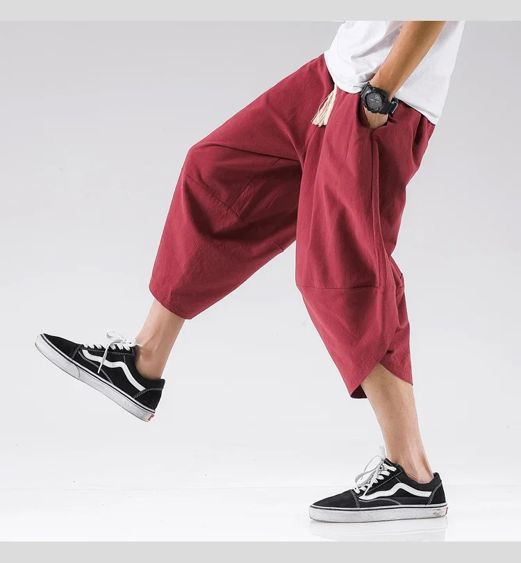 Streetwear Cross Pants Men’s Harajuku Casual Harem Pants Male Baggy High Quality Jogger Sweatpants Woman Large Size Summer 5XL