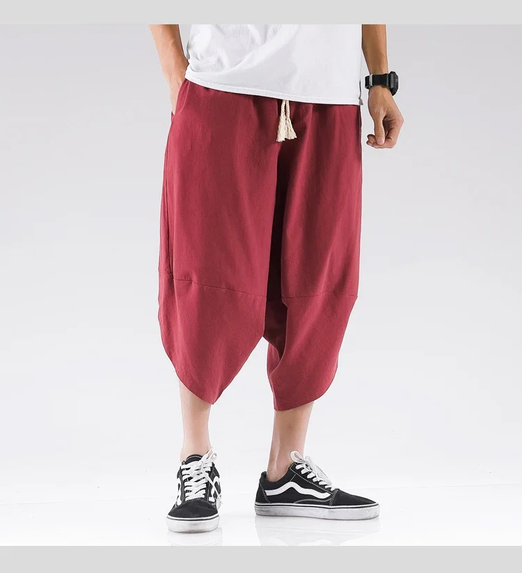 Streetwear Cross Pants Men’s Harajuku Casual Harem Pants Male Baggy High Quality Jogger Sweatpants Woman Large Size Summer 5XL