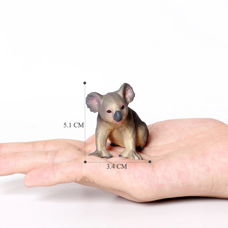 Realistic Australian Wildlife Animal Figurines Emu Koala Platypus Kangaroo Echidna Tasmaniandevil Forest Model Figures Toys